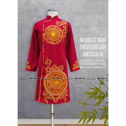 Áo Dài Cách Tân Nam Thêu Cao Cấp ANTCC814